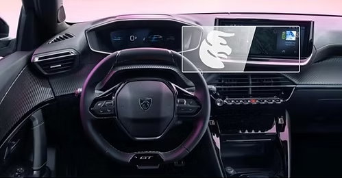 Peugeot 2008 Multimedya Ekran Koruyucu (2021-2025)