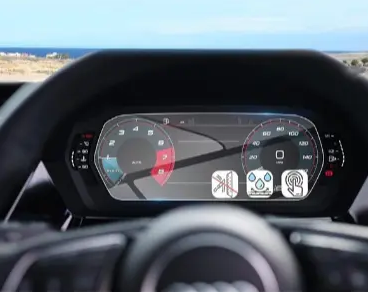 Audi RS3 Gösterge ve Multimedya Ekran Koruyucu Set 2 Parça