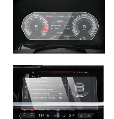 Audi A3 Gösterge ve Multimedya Ekran Koruyucu Set 2 Parça