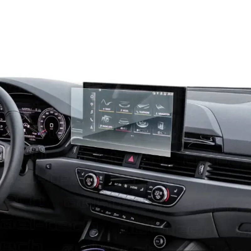 Audi A4 Gösterge ve Multimedya Ekran Koruyucusu Set 2 Parça (2020-2024)