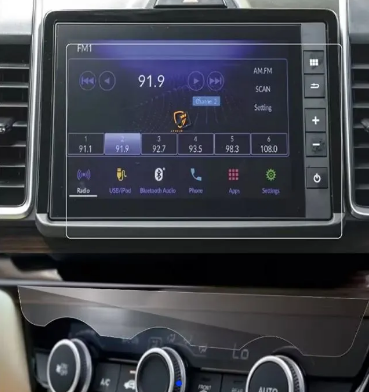 Honda City 2021-2024 Multimedya Ve Klima Üstü Nano Ekran Koruyucu