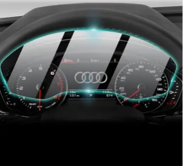 Audi Q5 Gösterge ve Multimedya Ekran Koruyucu Set 2 Parça