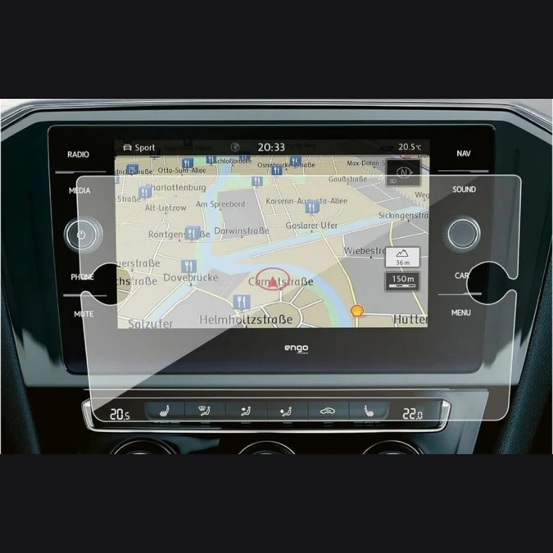 Volkswagen T-Roc Premium Nano Multimedya ve Gösterge Ekran Koruyucu (SET) (2024-2025)