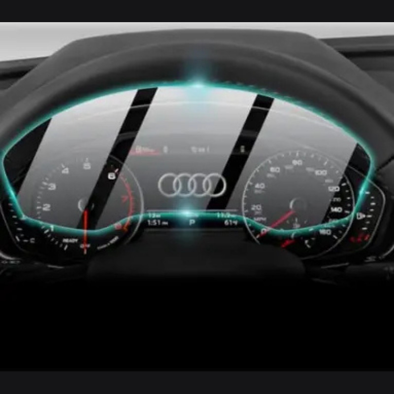 Audi Q5 Gösterge ve Multimedya Ekran Koruyucu Set 2 Parça (2020-2024)