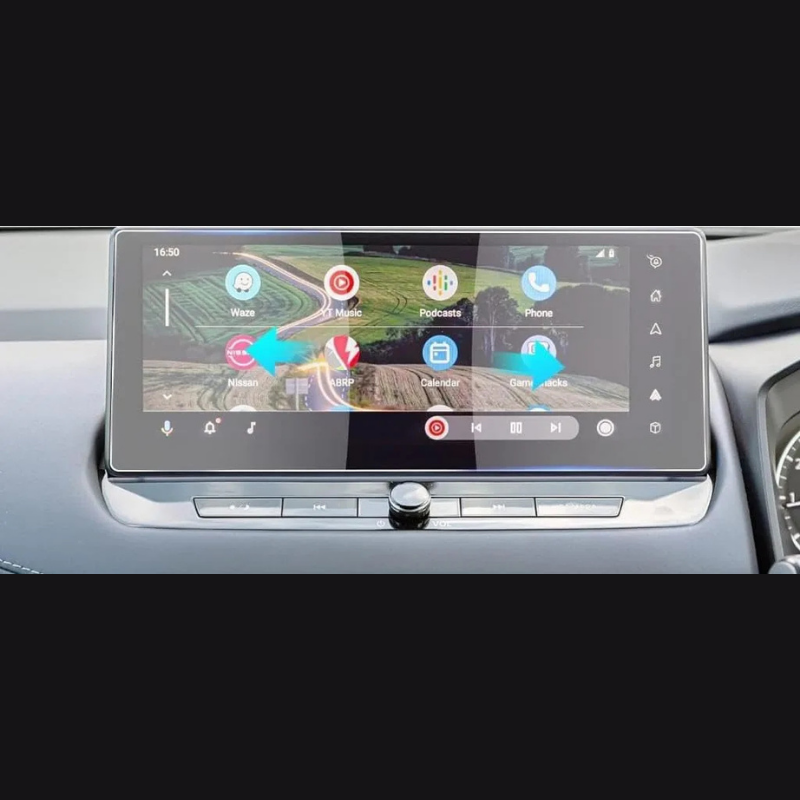 Nissan Qashqai 2024-2025 Multimedya & Navigasyon İle Uyumlu Ekran Koruyucu