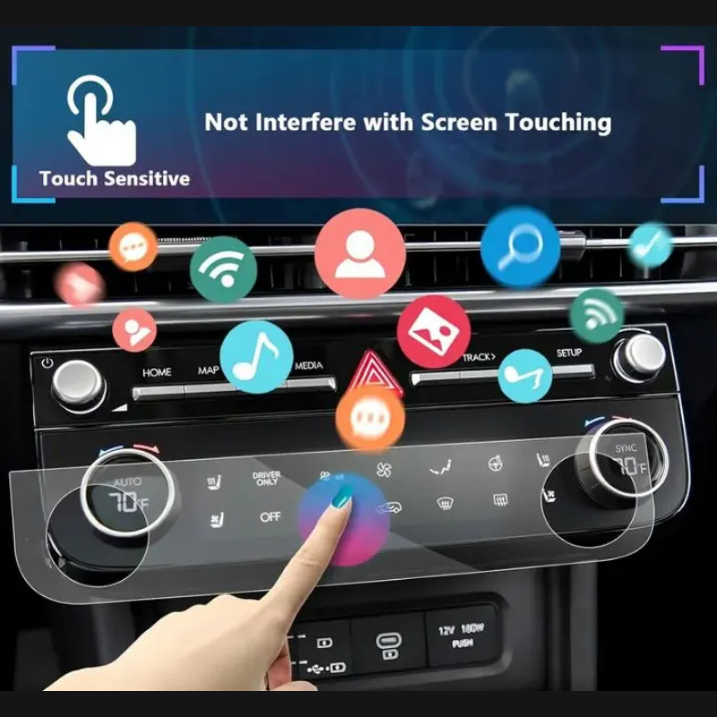 Hyundai Tucson Gösterge, Multimedya ve Alt Kontrol Ünitesi Ekran Koruyucu Set (2 Parça) (2025)