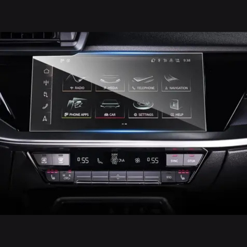 Audi S3 Gösterge ve Multimedya Ekran Koruyucu Set 2 Parça (2021-2024)