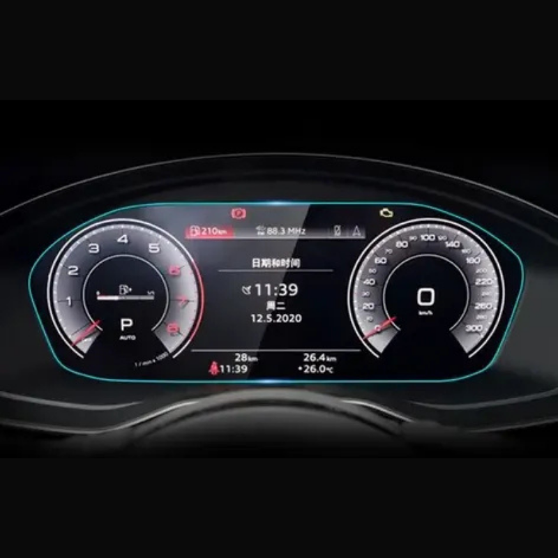 Audi A4 Gösterge ve Multimedya Ekran Koruyucusu Set 2 Parça (2020-2024)