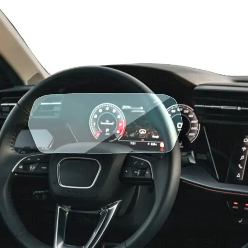 Audi A3 Gösterge ve Multimedya Ekran Koruyucu Set 2 Parça (2021-2025)