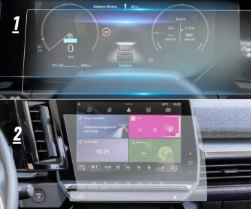 Renault Austral 12.3 inç 2023-2024 Gösterge ve Multimedya Nano Ekran Koruyucu