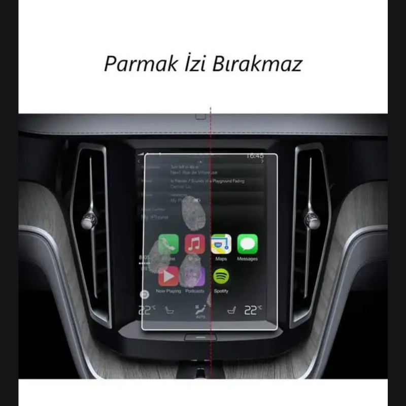 Volvo S90 Ekran Koruyucu 8.7 inc Multimedya Navigasyon (2018-2024)