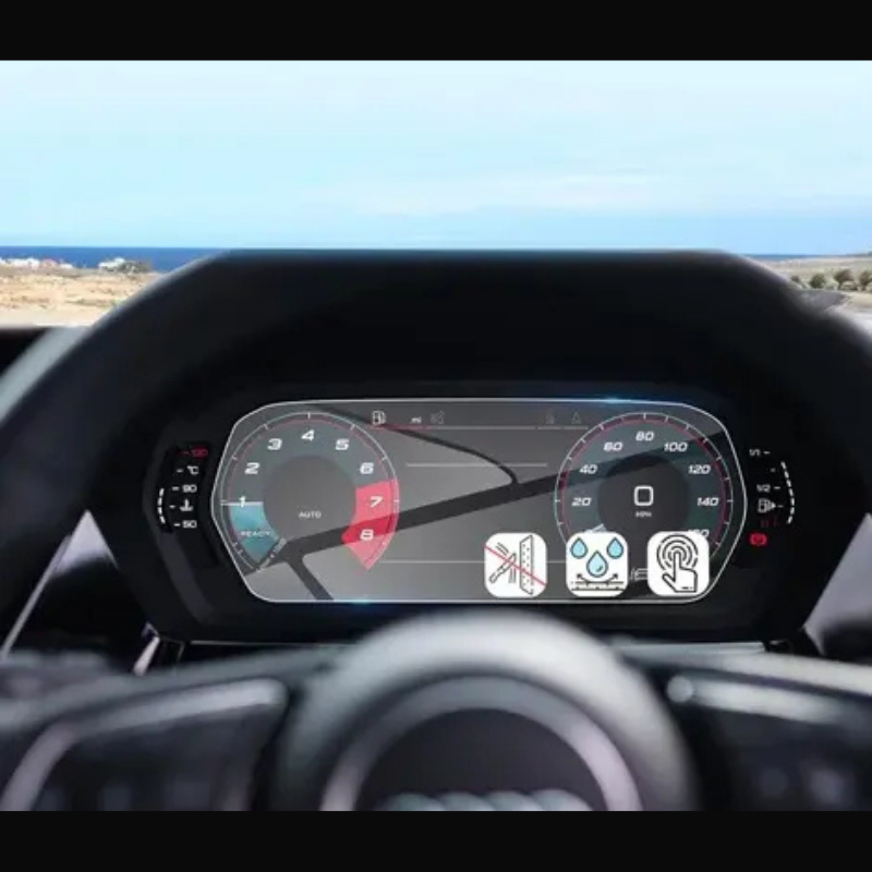 Audi RS3 Gösterge ve Multimedya Ekran Koruyucu Set 2 Parça (2021-2024)