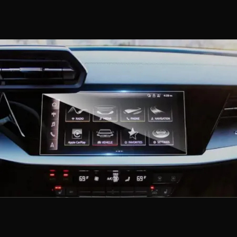 Audi A3 Gösterge ve Multimedya Ekran Koruyucu Set 2 Parça (2021-2025)