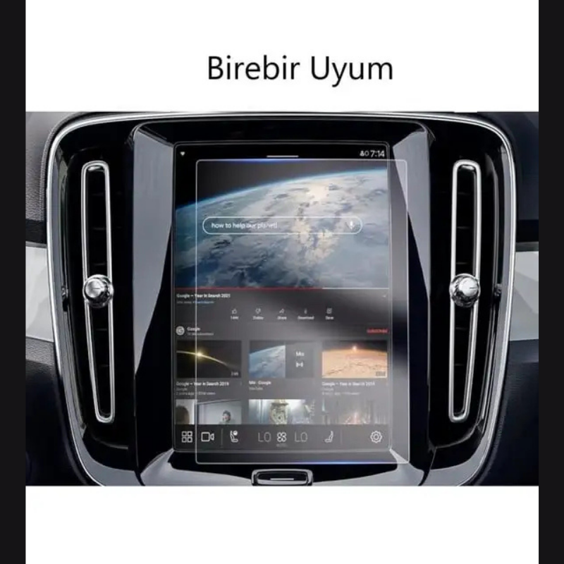 Volvo XC90 9 inç Mat Ekran Koruyucu Multimedya Navigasyon (2018-2024)