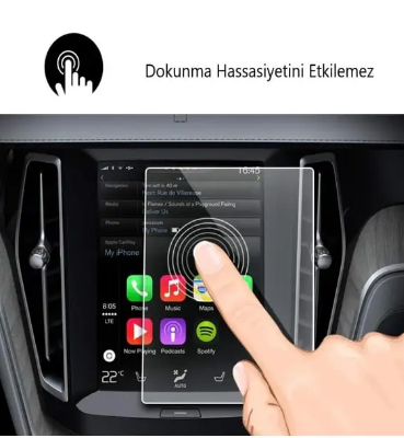 Volvo XC90 9 inç Mat Ekran Koruyucu Multimedya Navigasyon