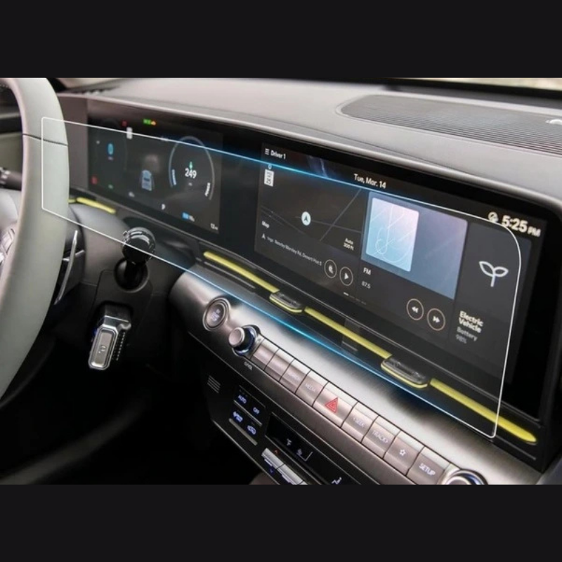 Hyundai Kona 2023-2024 Model Gösterge ve Navigasyon Ekran Koruyucu